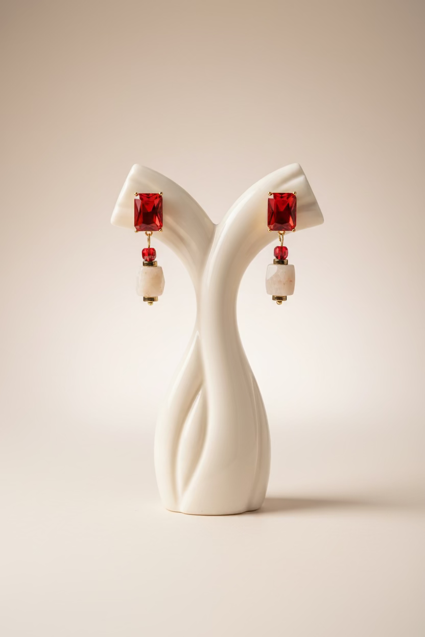 Aretes Rosa
