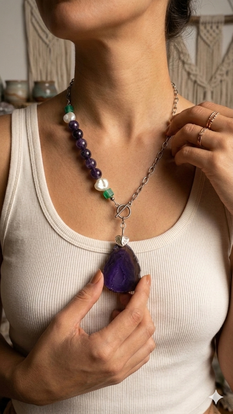 Collier Jacaranda