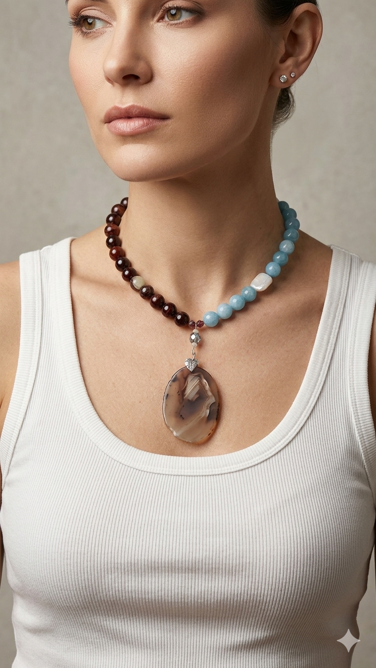 Collier Terre Céleste