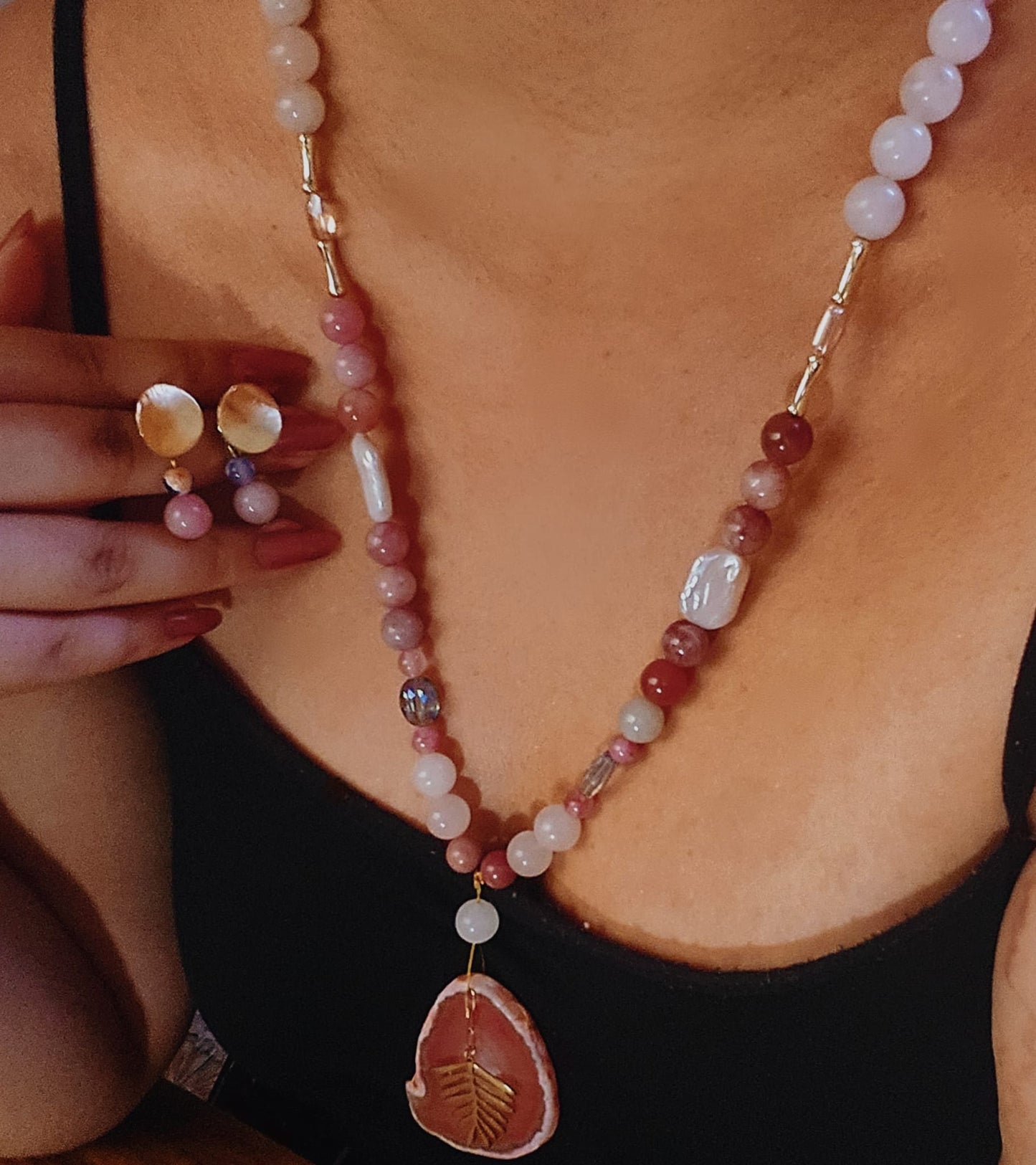 Collier "Rosy"